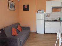 Sala da pranzo e cucina Ville Paola e Daniela | Appartamenti sul mare in Toscana